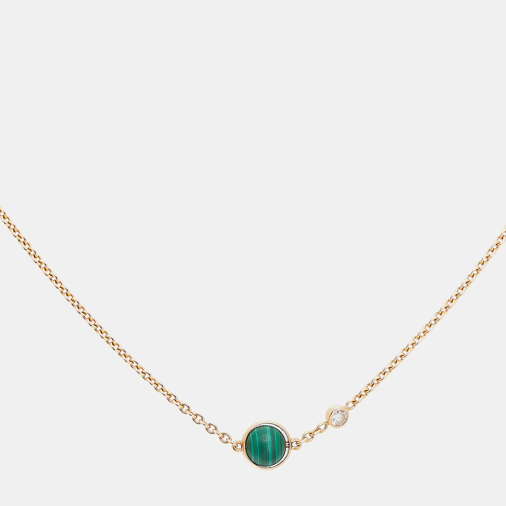 PIAGET Possession Malachite Diamond 18k Rose Gold Bracelet - Picture 3 of 7